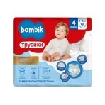 Подгузники-трусики детские Bambik 4 (9-15 кг) 36 шт : цены и характеристики