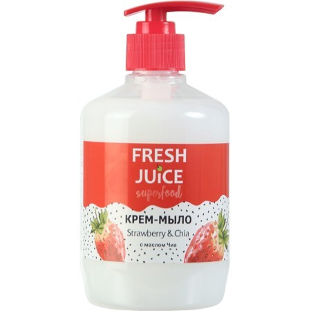 Жидкое крем-мыло Fresh Juice Superfood Strawberry & Chia 460 мл