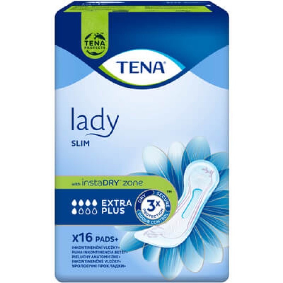 Прокладки урологические TENA (Тена) Lady Slim Extra Plus (Леди Cлим Экстра Плюс) для женщин 16 шт: цены и характеристики