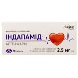 Індапамід-Астрафарм табл. в/о 2,5мг №30 Solution Pharm