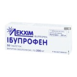 Ібупрофен табл. в/о 200 мг блістер №50