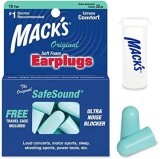 Беруши Mack&#39;s Soft Foam Earplugs Original SafeSound из пенопропилена 10 пар