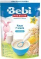 Детская каша Bebi Premium 7 злаков молочная с 6 месяцев,  200 г