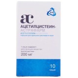 Ацетилцистеїн-Астрафарм пор. д/оральн. р-ну 200 мг саше №10