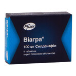 Виагра табл. п/плен. оболочкой 100 мг блистер №4: цены и характеристики