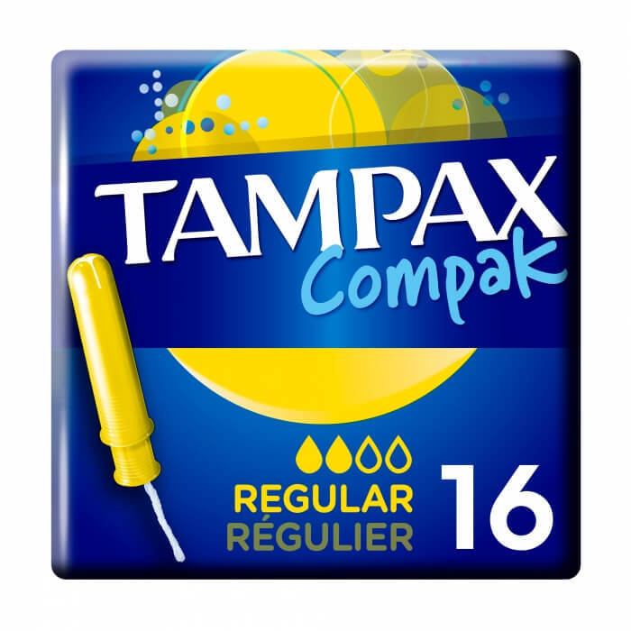 

Тампони Tampax Compak Regular Duo c аплікатором 16 шт, compak regular, з аплікатором