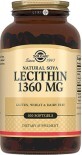 Натуральный соевый лецитин Solgar 1360 мг капсулы, №100