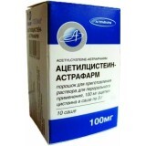 Ацетилцистеїн-астрафарм пор. д/оральн. р-ну 100 мг саше №10