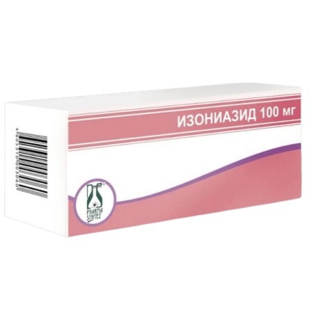 Ізоніазид табл. 100 мг банка №100 (рецептурний препарат)