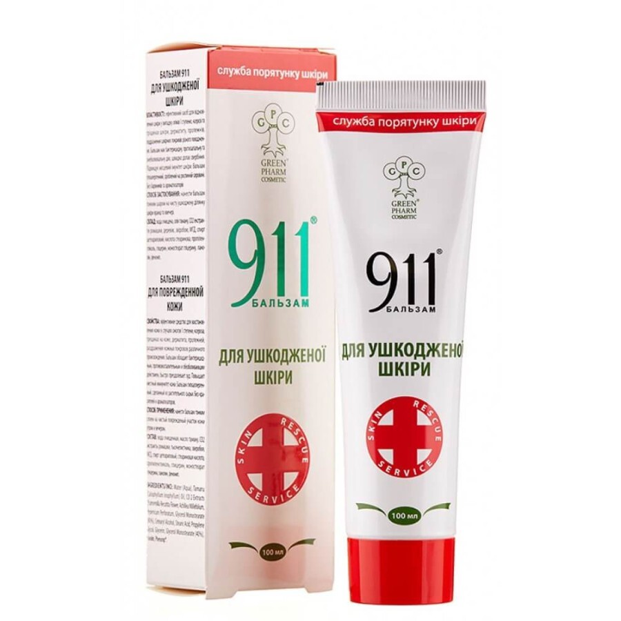 Бальзам Green Pharm Cosmetic 911 Для пошкодженої шкіри, 100 мл: ціни та характеристики