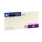 Галоперидол-ріхтер табл. 1,5 мг №50: ціни та характеристики