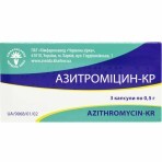 Азитромицин-КР капс. 0,5 г блистер №3: цены и характеристики