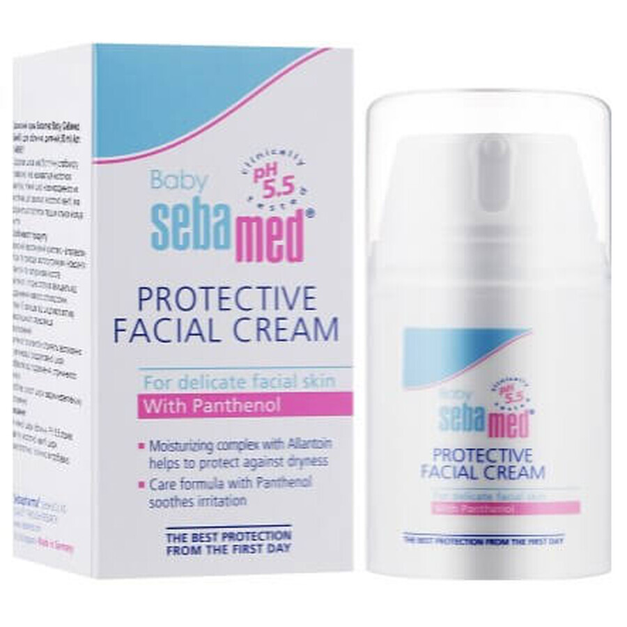 Крем для обличчя Sebamed Baby Protective Facial Cream захисний, 50 мл: ціни та характеристики