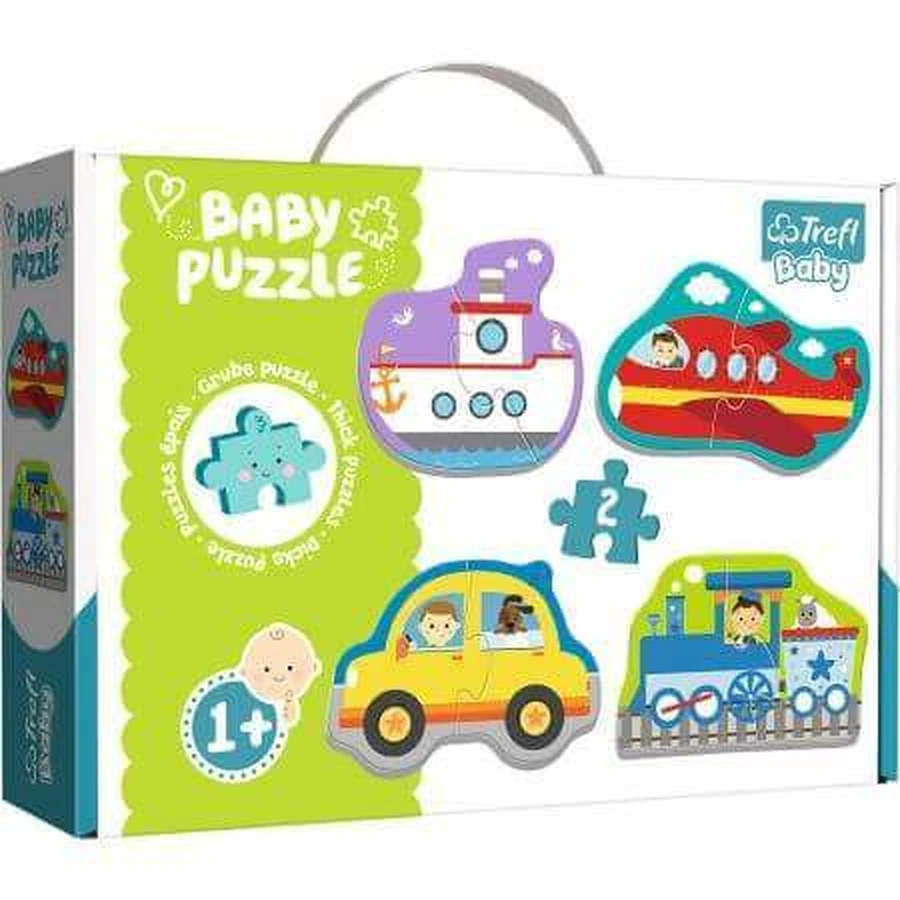 Baby Classic Пазл "Транспортные средства", 8 деталей, Trefl: цены и характеристики