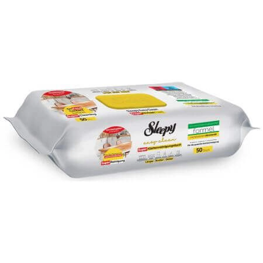 Серветки для кухні Easy Clean, лимонна олія, 50 штук, сонні: ціни та характеристики