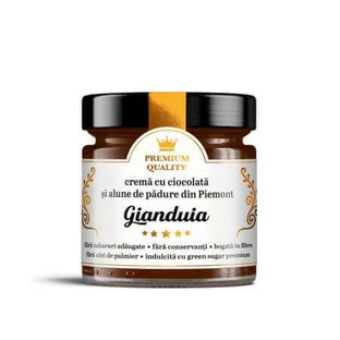 Вершки з шоколадом та фундуком з П'ємонту, Gianduia, 250 г, "Секрети Рамони