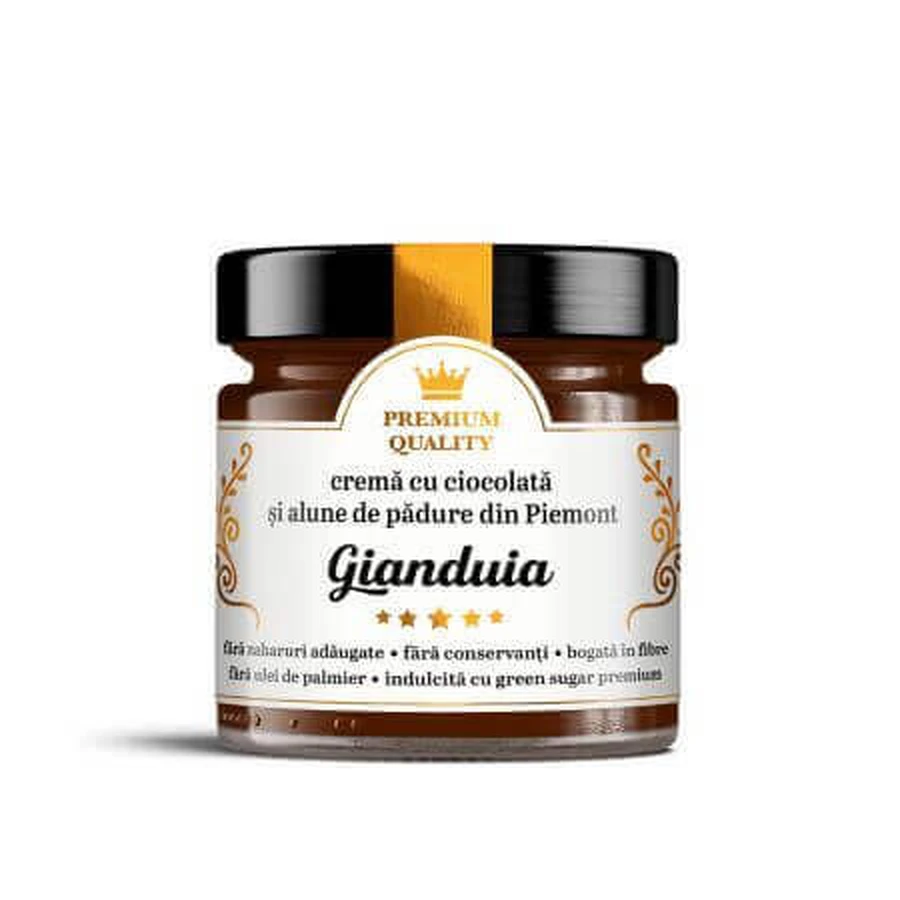Вершки з шоколадом та фундуком з П'ємонту, Gianduia, 250 г, "Секрети Рамони: ціни та характеристики