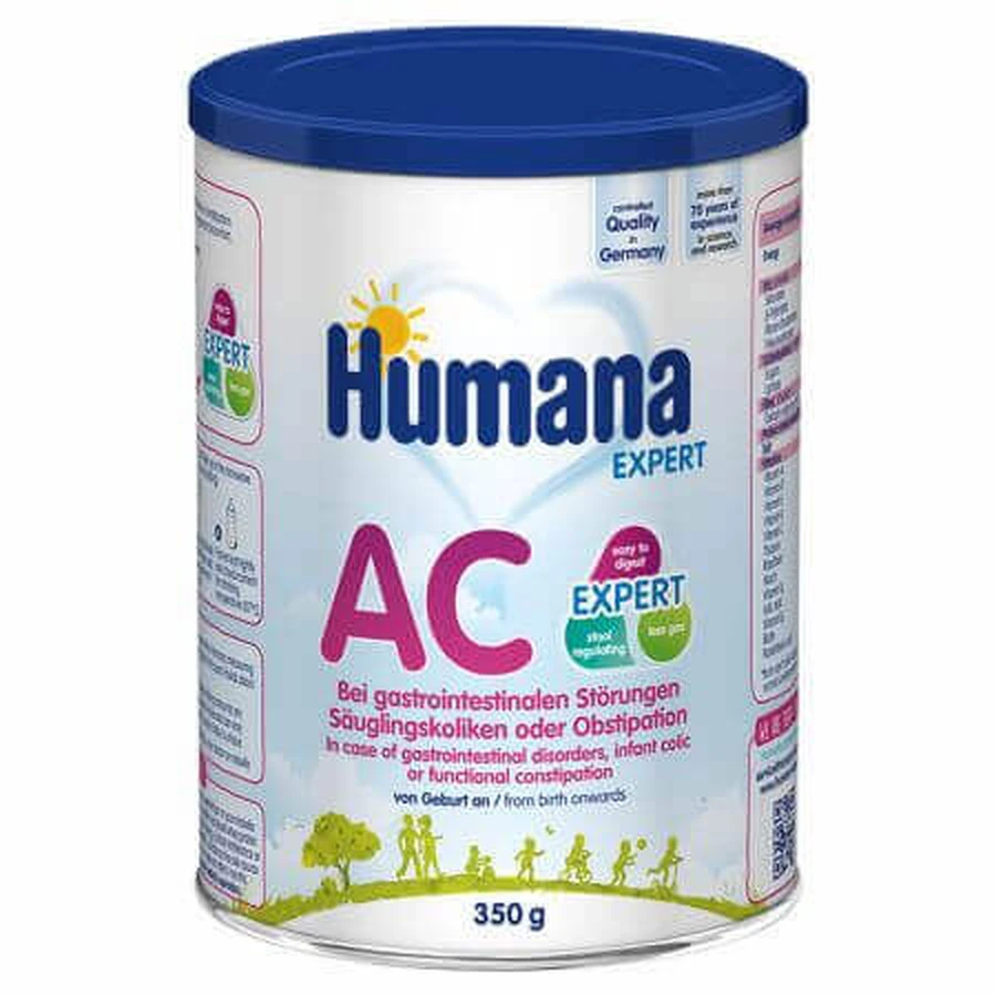 Питание для специальных медицинских целей AC Expert, 0 месяцев+, 350 г, Humana: цены и характеристики