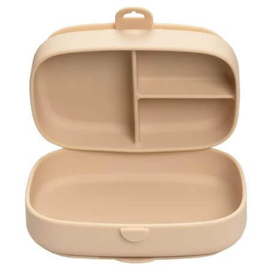 Силиконовый манеж Magic Box с отделениями и присоской, Bubble Beige, 6 месяцев+, Appekids: цены и характеристики