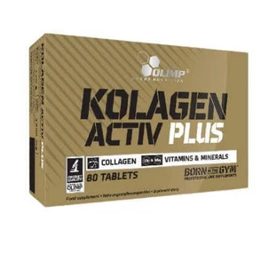 Гідролізований колаген Kolagen Activ Plus, 80 жувальних таблеток, Olimp Sport Nutrition