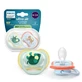 Пустушка Ultra Air, тигр/жаба, 0-6 місяців, SCF087/02, 2 шт, Philips Avent