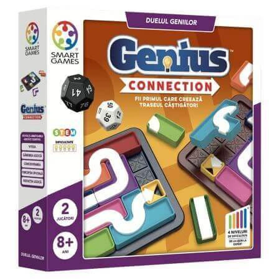 Логічна гра Genius Connection, 8 років+, Розумні ігри: ціни та характеристики