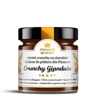 Хрусткий крем з шоколадом та фундуком з П'ємонту, Crunchy Gianduia, 250 г, "Секрети Рамони