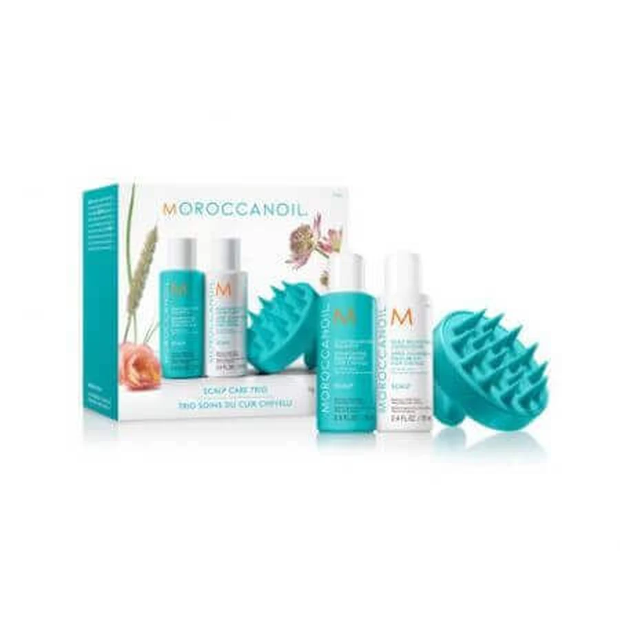 Набор для балансировки кожи головы + щетка, 2х70 мл, Moroccanoil: цены и характеристики