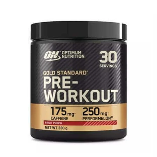 Предтренировочный со вкусом фруктового пунша Gold Standard, 330 г, Optimum Nutrition
