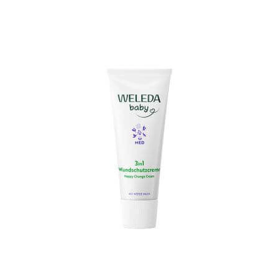 Крем під підгузник Baby Derma 3 в 1 з білим зефіром Baby Derma, 50 мл, Weleda: ціни та характеристики