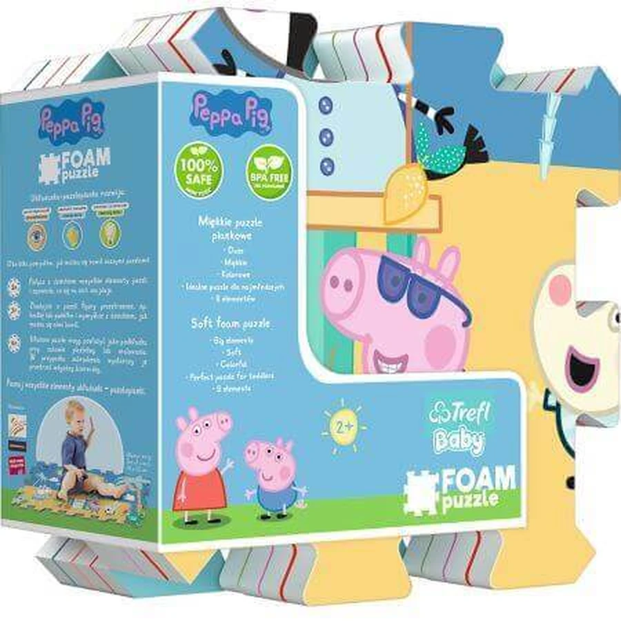 Пінопластовий пазл для підлоги Peppa Pig Summe, 2 роки+, Trefl: ціни та характеристики