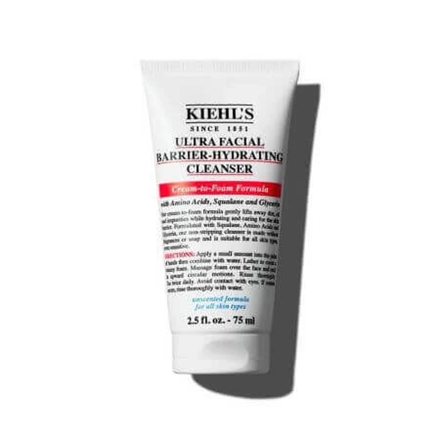 Пінка для вмивання обличчя Barrier Hydrating Ultra Facial Cleansing, 75 мл, Kiehl's: ціни та характеристики
