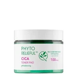 Веганские подушечки, пропитанные успокаивающим тоником Phyto Relieful, 100 штук, Thank You Farmer