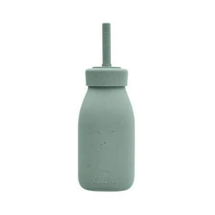 Силиконовая чашка с соломинкой Platinum, Sage Green, + 18 месяцев, 200 мл, Kikka Boo