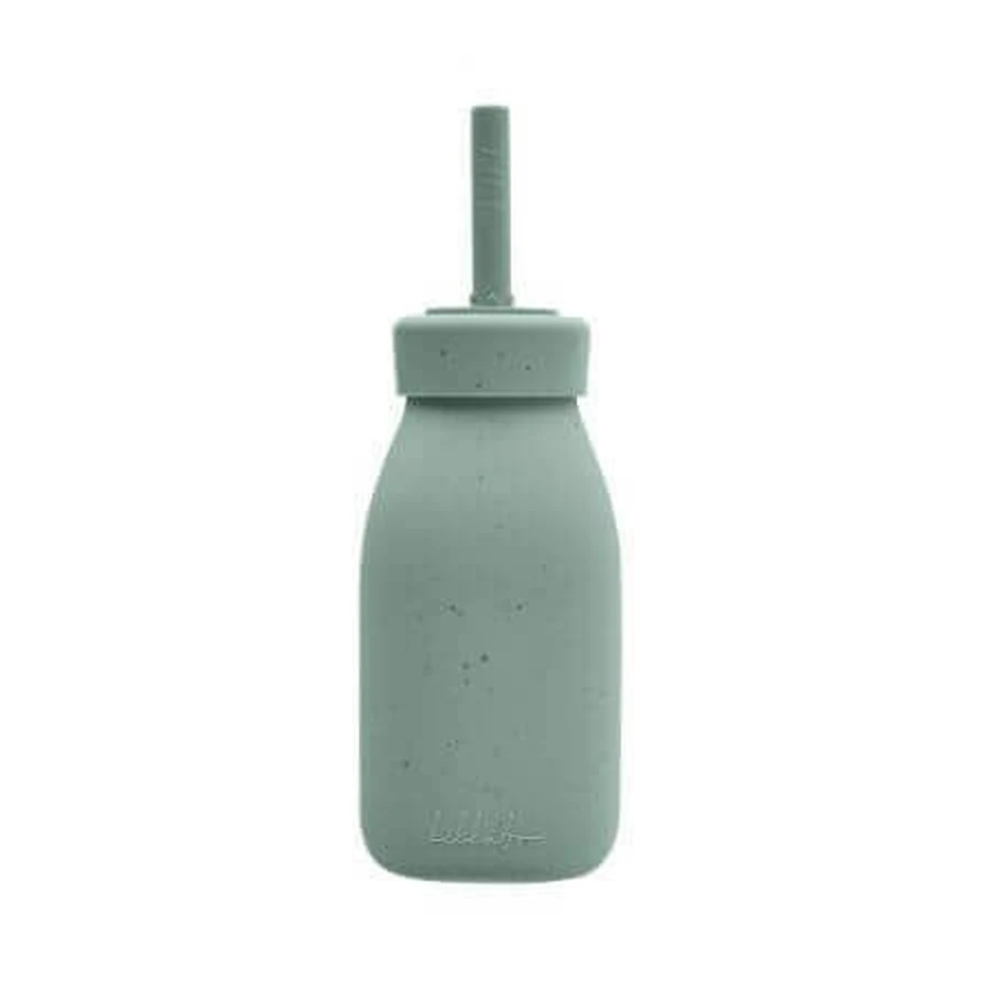 Силиконовая чашка с соломинкой Platinum, Sage Green, + 18 месяцев, 200 мл, Kikka Boo: цены и характеристики