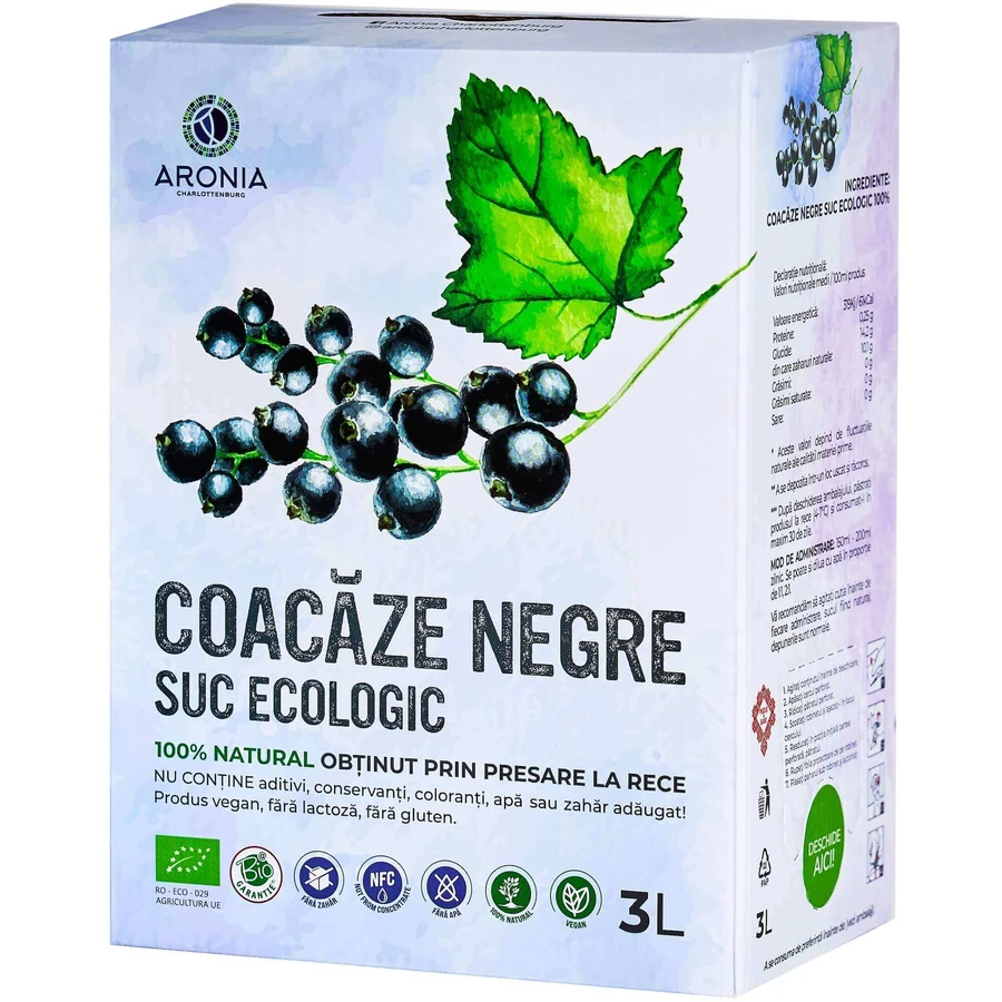 Сок черной смородины 3 л ECO (RO-ECO-029): цены и характеристики