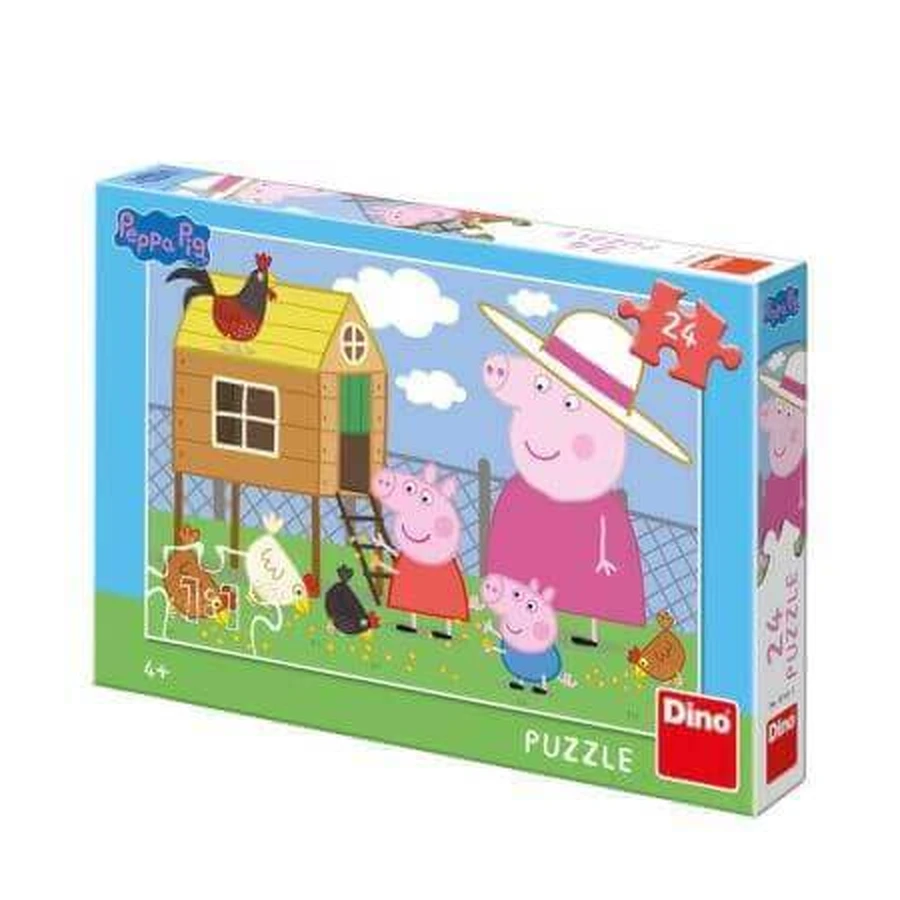 Свинка Пеппа та Пуісорій, 4 роки+, 24 деталі, Dino Toys: ціни та характеристики