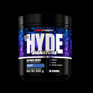 Предтренировочный комплекс с кофеином Mr Hyde Signature, Blue Razz, 300 г, Prosupps