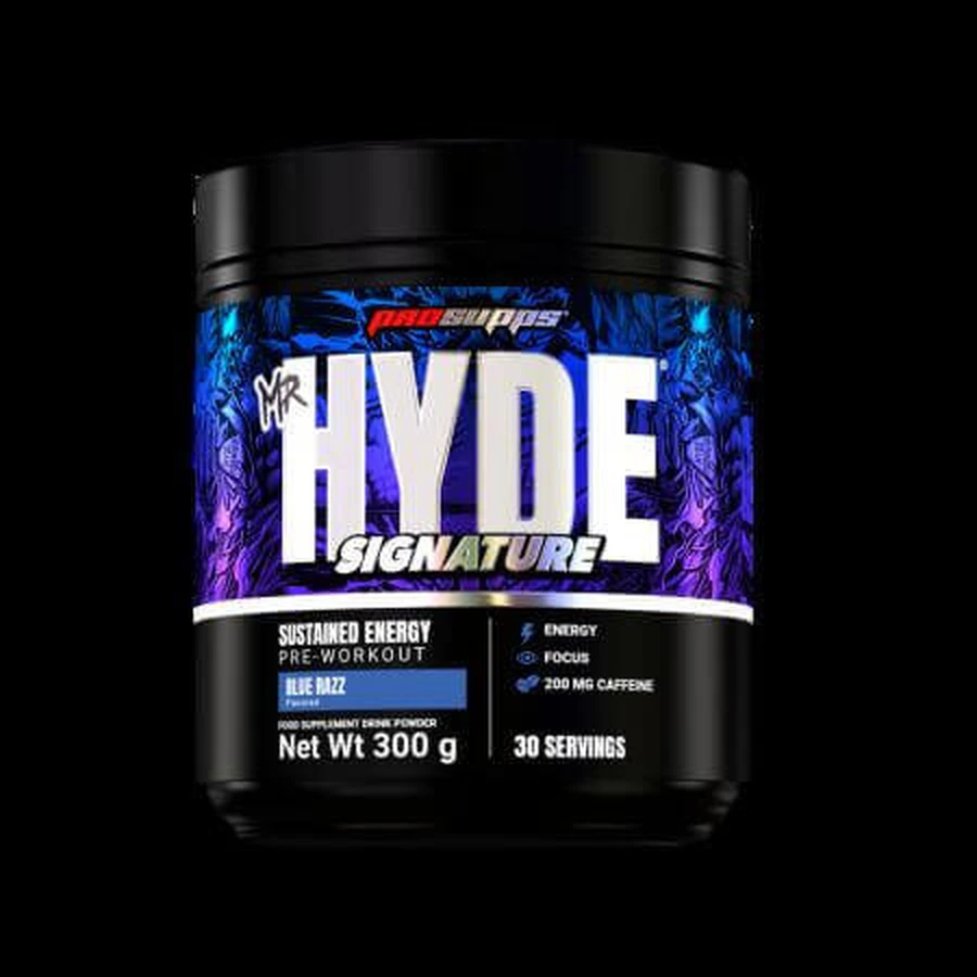 Предтренировочный комплекс с кофеином Mr Hyde Signature, Blue Razz, 300 г, Prosupps: цены и характеристики