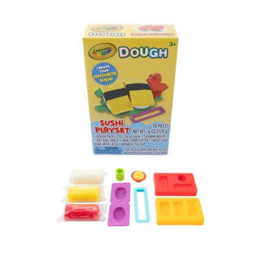 Набор игрового теста и аксессуаров, Суши, 3 года+, Crayola: цены и характеристики