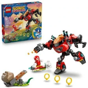 Наклз проти доктора Еггмена та робота яйцедробилки, 8 років+, 77005, Lego Sonic