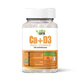 Ca+D3 Супер желе, малиновий смак, 120 желе, Vita Ora