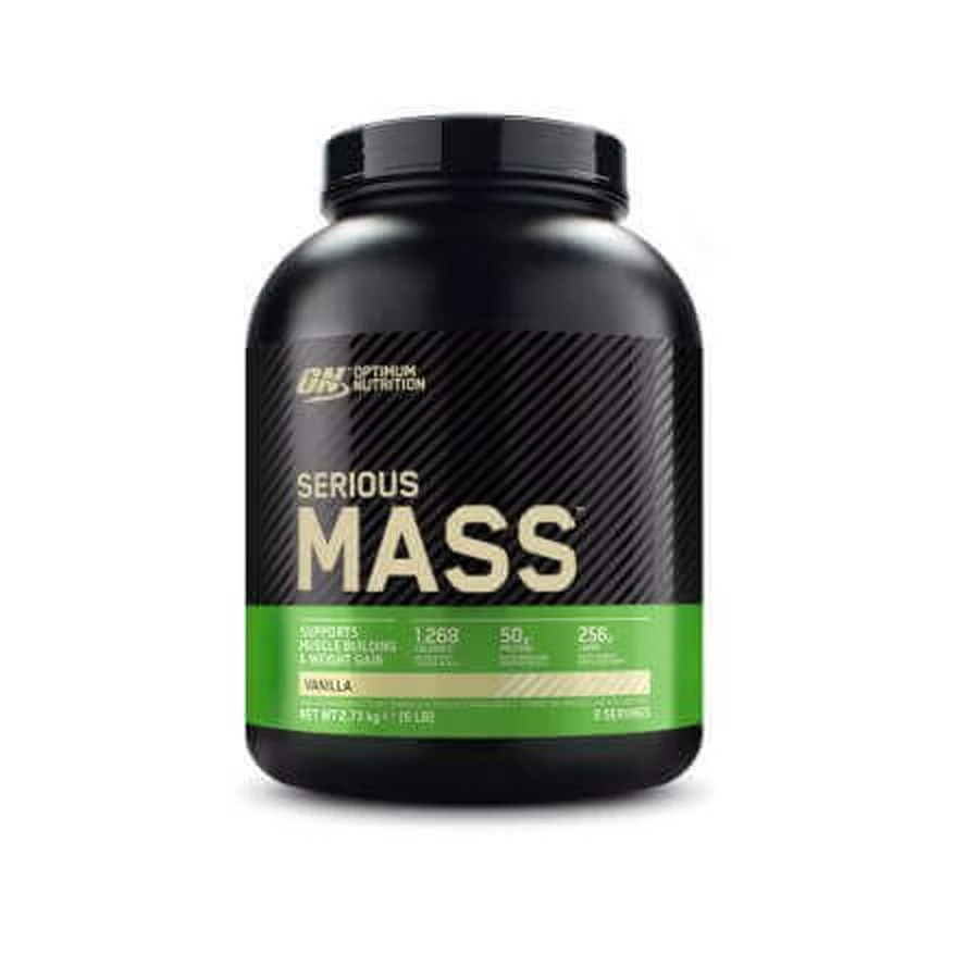 Протеиновый порошок Serious Mass со вкусом ванили, 2,73 кг, Optimum Nutrition: цены и характеристики