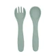 Набір силіконових виделок і ложок Platinum, Sage Green, Kikka Boo