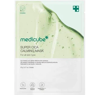 Успокаивающая маска для кожи с супер цикасом, 27 г, Medicube