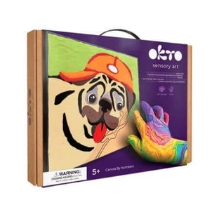Набор для росписи по глине Easy, 29 x 29 см, Собака мопс, 5 лет+, Окт