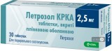 Летрозол КРКА табл. п/плен. оболочкой 2,5 мг блистер №30