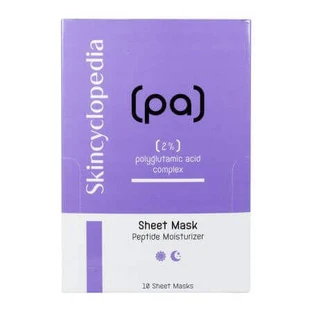 Увлажняющая маска для лица 2% полиглутаминовой кислоты, 20 мл, Skincyclopedia