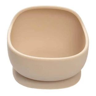 Силиконовая миска с присоской Classic, Bubble Beige, 6 месяцев+, Appekids
