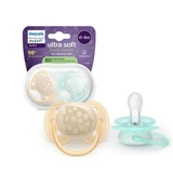 Ультрамягкая пустышка Philips Avent Ультрамягкая пустышка Philips Avent, Лесные друзья, 0-6 месяцев, 2 штуки, Philips